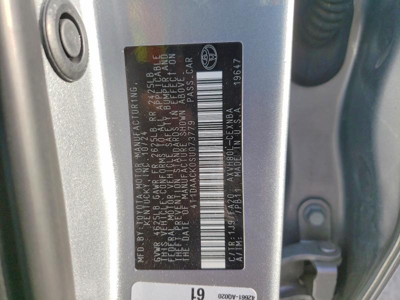 Продажа на аукционе авто 2025 Toyota Camry, vin: 4T1DAACK0SU073779, номер лота: 61953186