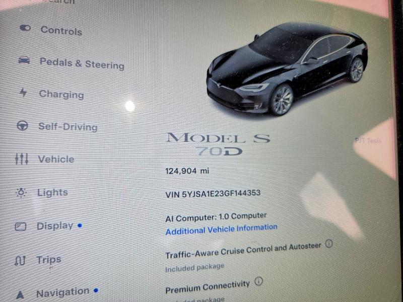 Aukcja sprzedaży 2016 Tesla Model S, vin: 5YJSA1E23GF144353, numer aukcji: 60684036