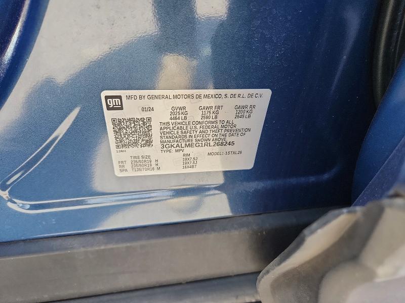 2024 Gmc Terrain მანქანა იყიდება აუქციონზე, vin: 3GKALMEG1RL268245, აუქციონის ნომერი: 62086786