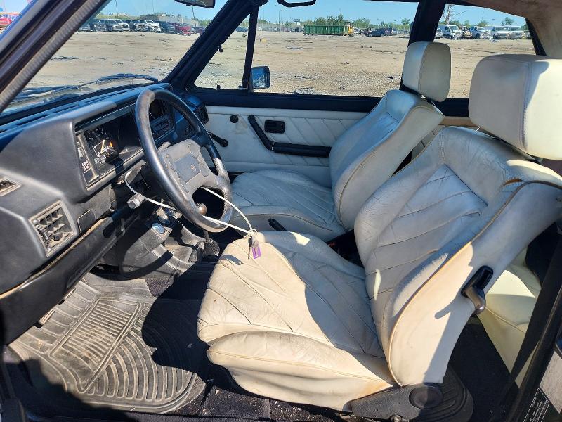 62921186 :رقم المزاد ، WVWCA0151HK036218 vin ، 1987 Volkswagen Cabriolet مزاد بيع