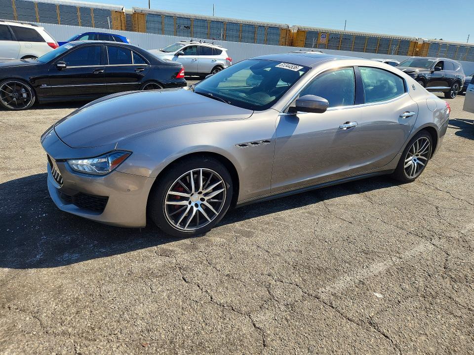 2018 Maserati Ghibli მანქანა იყიდება აუქციონზე, vin: ZAM57YTA8J1286322, აუქციონის ნომერი: 61344536