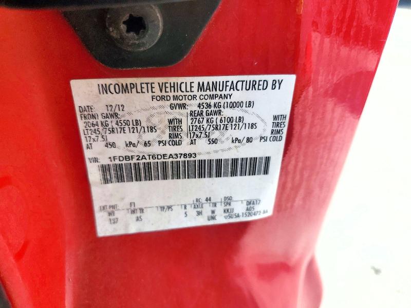 2013 Ford F250 მანქანა იყიდება აუქციონზე, vin: 1FDBF2AT6DEA37893, აუქციონის ნომერი: 59866766