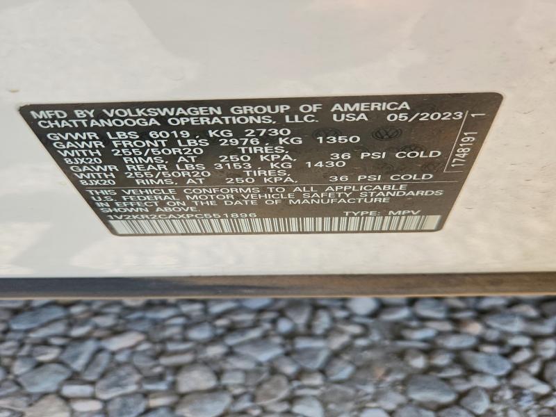 Aukcja sprzedaży 2023 Volkswagen Atlas, vin: 1V2KR2CAXPC551896, numer aukcji: 61086046