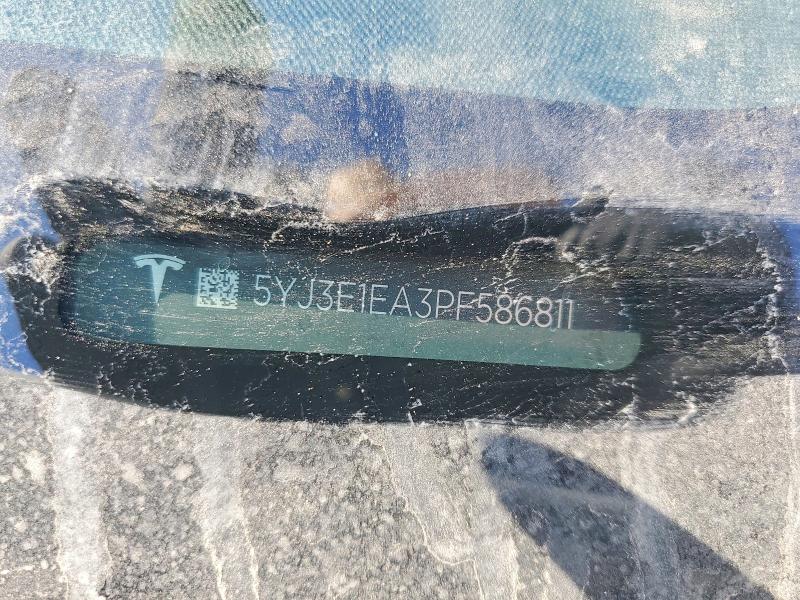 Aukcja sprzedaży 2023 Tesla Model 3, vin: 5YJ3E1EA3PF586811, numer aukcji: 62534066