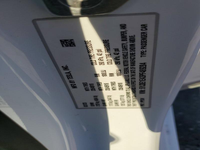60621036 :رقم المزاد ، 5YJ3E1EA3PF489284 vin ، 2023 Tesla Model 3 مزاد بيع