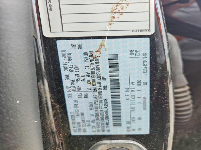 60015116 :رقم المزاد ، 1FMCU9MN9SUA99288 vin ، 2025 Ford Escape مزاد بيع