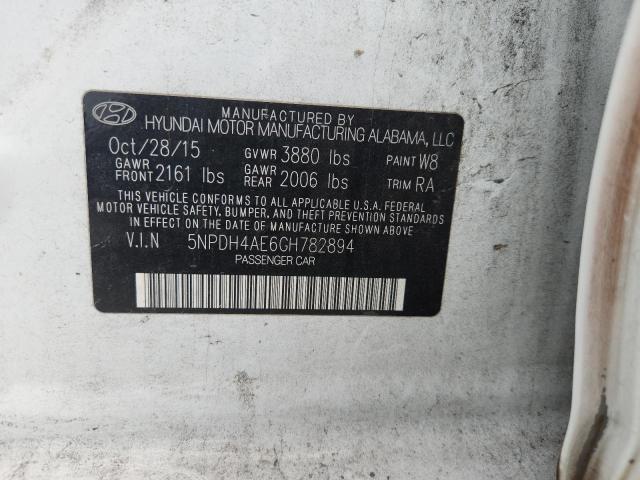 Продаж на аукціоні авто 2016 Hyundai Elantra, vin: 5NPDH4AE6GH782894, номер лоту: 60255496