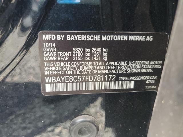 Aukcja sprzedaży 2015 Bmw 750, vin: WBAYE8C57FD781172, numer aukcji: 61681686