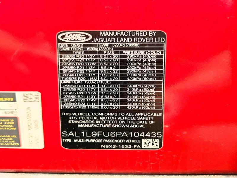 Продажа на аукционе авто 2023 Land Rover Range Rover Sport, vin: SAL1L9FU6PA104435, номер лота: 61294686