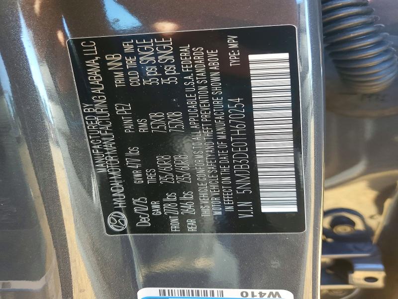 2026 Hyundai Tucson მანქანა იყიდება აუქციონზე, vin: 5NMJB3DE0TH670254, აუქციონის ნომერი: 63289796