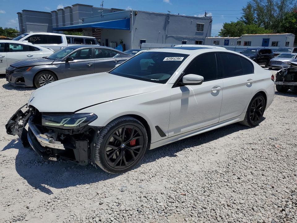 2022 Bmw 540 მანქანა იყიდება აუქციონზე, vin: WBA53BJ04NWX54446, აუქციონის ნომერი: 62064286
