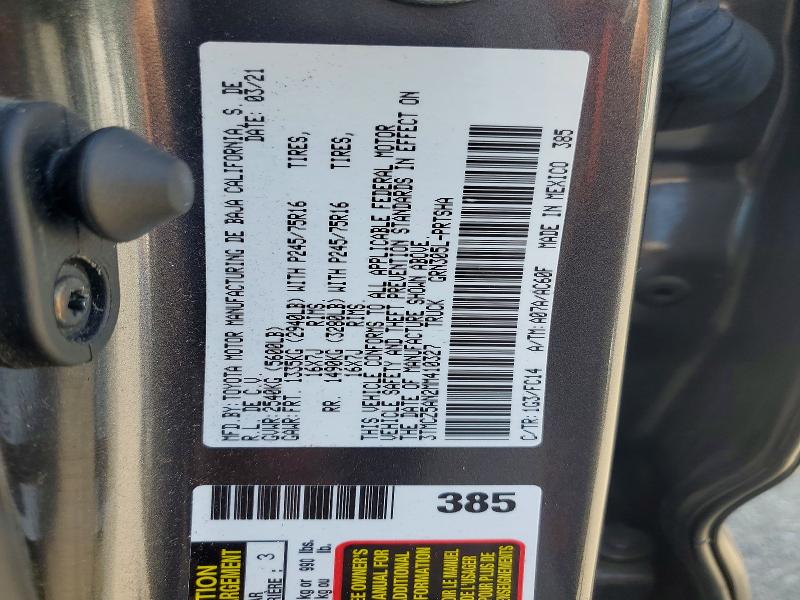 2021 Toyota Tacoma მანქანა იყიდება აუქციონზე, vin: 3TMCZ5AN2MM410327, აუქციონის ნომერი: 62654606