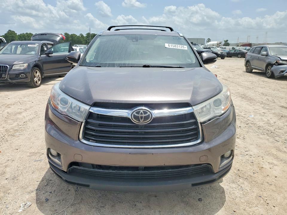 2014 Toyota Highlander მანქანა იყიდება აუქციონზე, vin: 5TDDKRFH6ES017662, აუქციონის ნომერი: 61583126