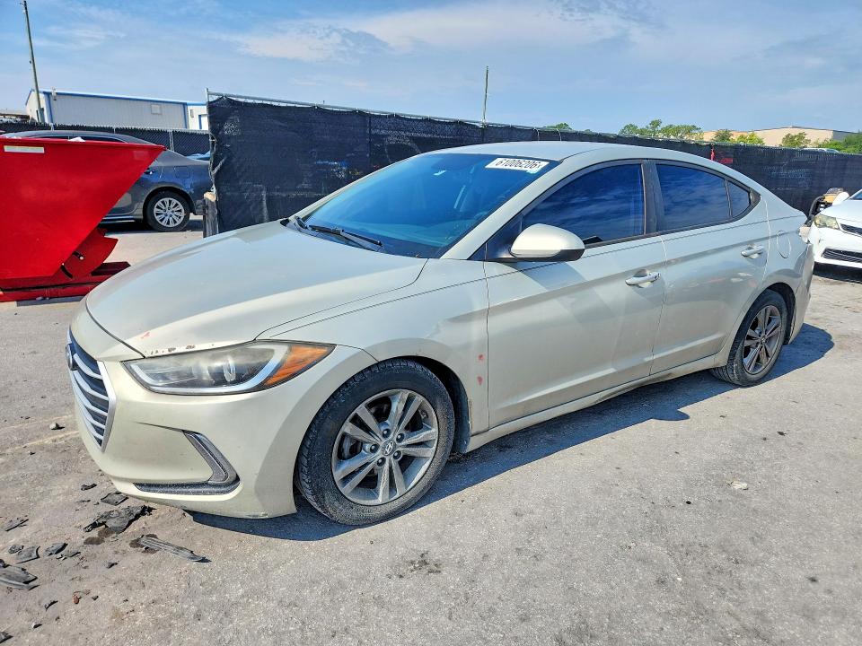 61006206 :رقم المزاد ، 5NPD84LF1HH032519 vin ، 2017 Hyundai Elantra مزاد بيع