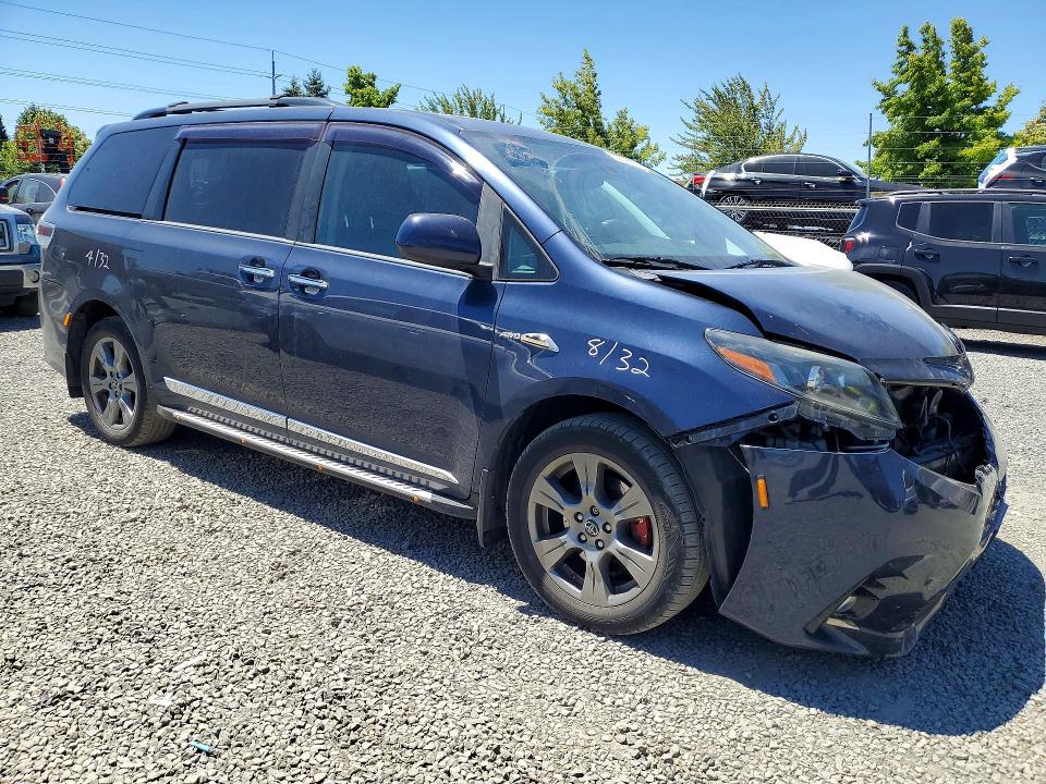 2019 Toyota Sienna მანქანა იყიდება აუქციონზე, vin: 5TDEZ3DC8KS211383, აუქციონის ნომერი: 59308896