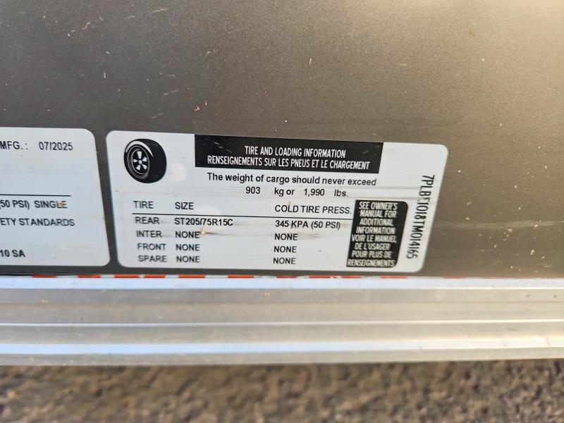 Продаж на аукціоні авто 2026 Titanium Cargo 10' Enclosed Cargo, vin: 7PLBE1018TM014165, номер лоту: 60591776