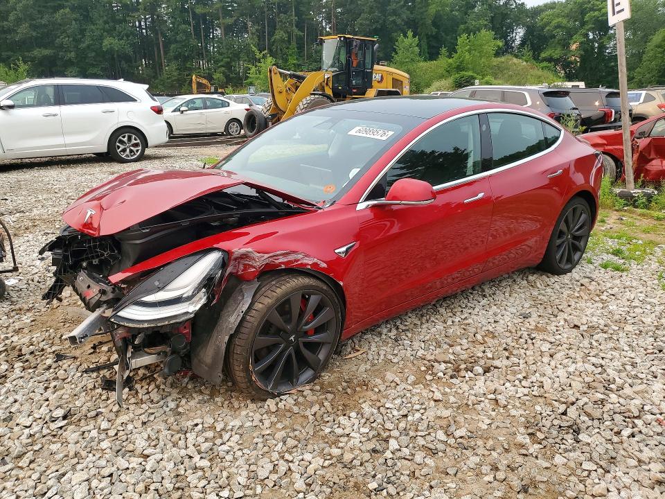 2020 Tesla Model 3 მანქანა იყიდება აუქციონზე, vin: 5YJ3E1EC5LF669331, აუქციონის ნომერი: 60989576