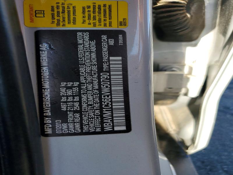 63214906 :رقم المزاد ، WBAVM1C56EVW50790 vin ، 2014 Bmw X1 مزاد بيع