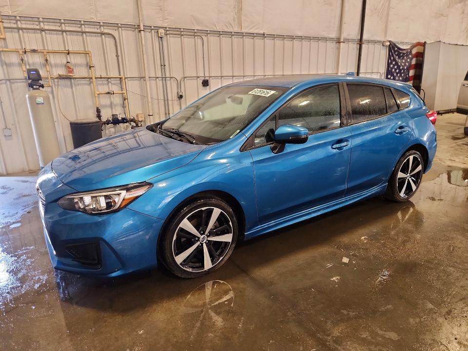 61281616 :رقم المزاد ، 4S3GTAL68J3717192 vin ، 2018 Subaru Impreza مزاد بيع