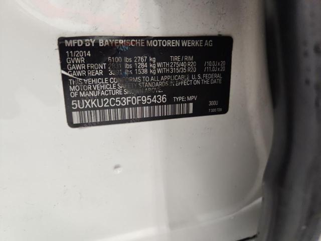 Продаж на аукціоні авто 2015 Bmw X6, vin: 5UXKU2C53F0F95436, номер лоту: 60837316