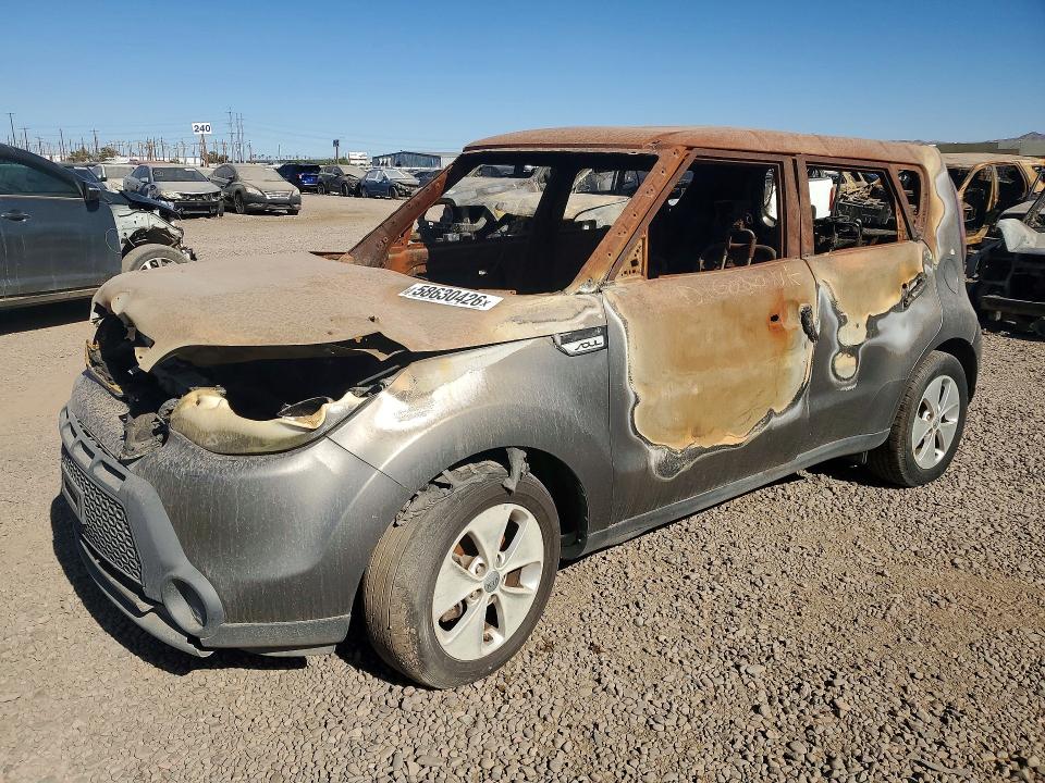 2015 Kia Soul მანქანა იყიდება აუქციონზე, vin: KNDJN2A24F7201207, აუქციონის ნომერი: 58630426