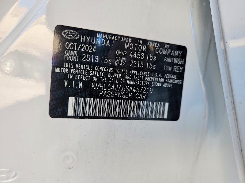Aukcja sprzedaży 2025 Hyundai Sonata, vin: KMHL64JA6SA457219, numer aukcji: 59130616