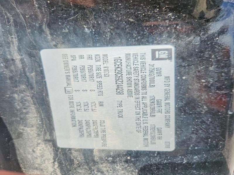 Aukcja sprzedaży 2009 Chevrolet Silverado, vin: 1GCEK29C69Z244298, numer aukcji: 59645836