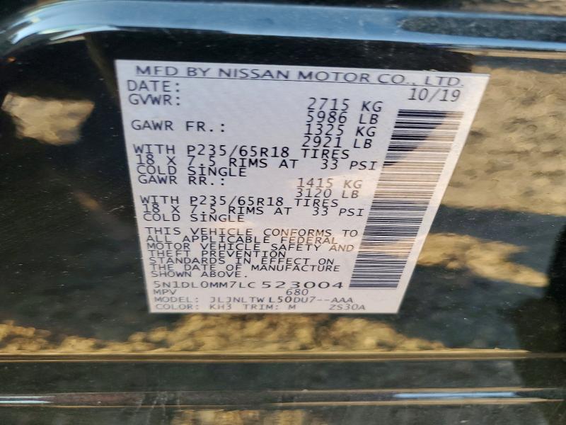 Продажа на аукционе авто 2020 Infiniti Qx60, vin: 5N1DL0MM7LC523004, номер лота: 60497636