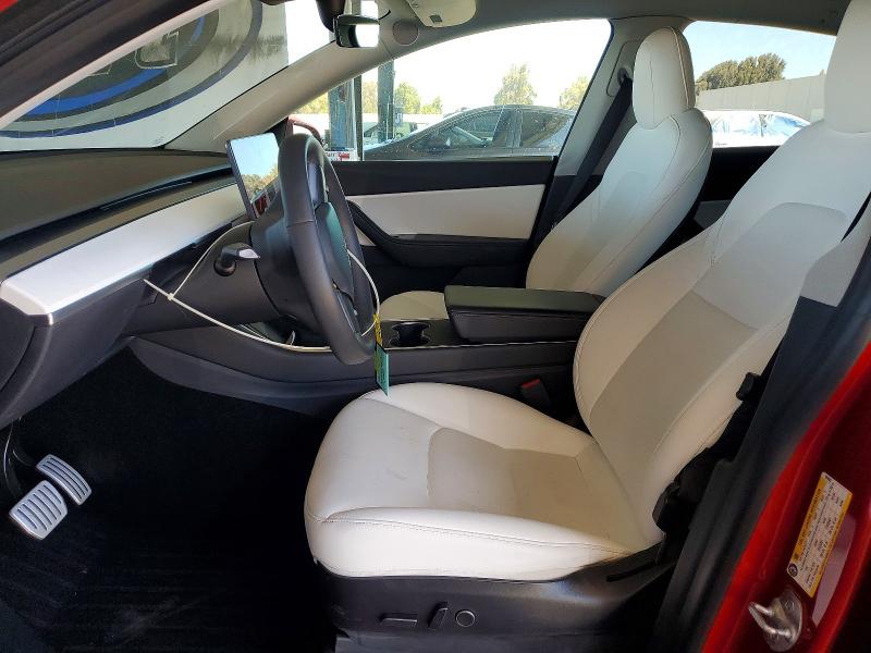 60760726 :رقم المزاد ، 5YJYGDEF7MF095893 vin ، 2021 Tesla Model Y مزاد بيع