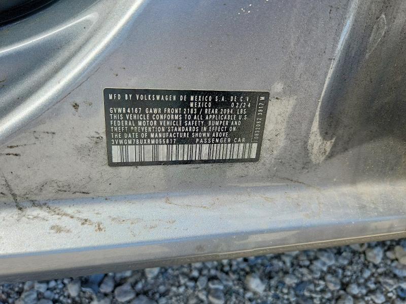 Продажа на аукционе авто 2024 Volkswagen Jetta, vin: 3VWGM7BUXRM055817, номер лота: 60360816