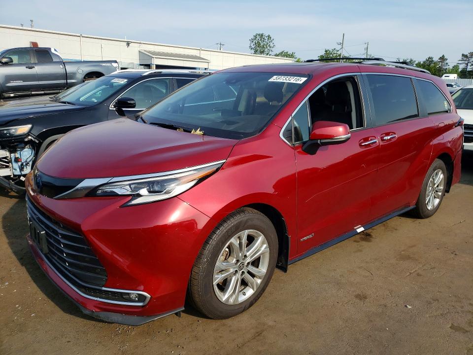 Продаж на аукціоні авто 2021 Toyota Sienna, vin: 5TDESKFC0MS011872, номер лоту: 59733216