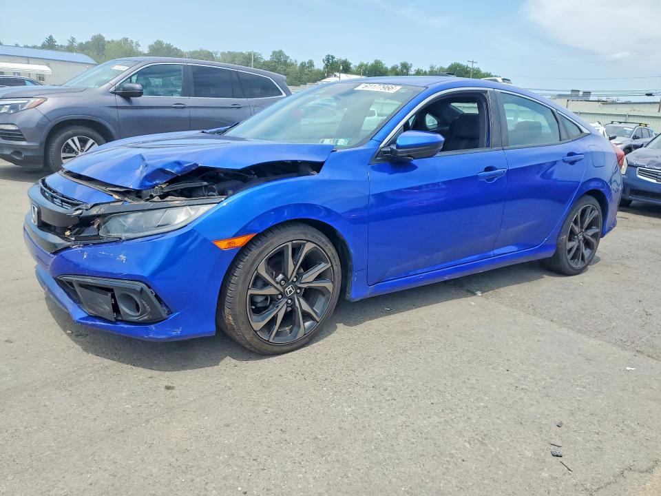 Auction sale of the 2019 Honda Civic, vin: 2HGFC2F8XKH543625, lot number: 61177966