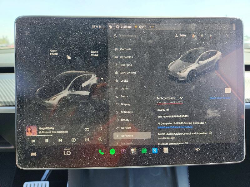 60526796 :رقم المزاد ، 7SAYGDEF9RA296461 vin ، 2024 Tesla Model Y مزاد بيع
