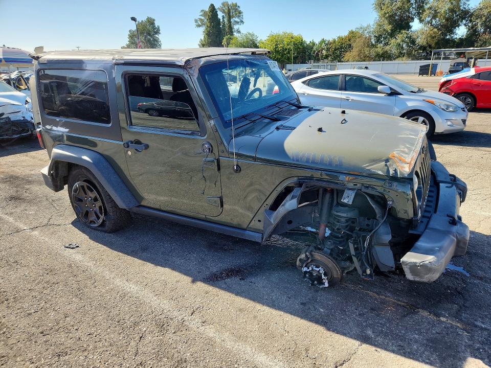 61344726 :رقم المزاد ، 1C4AJWAG0FL724231 vin ، 2015 Jeep Wrangler مزاد بيع