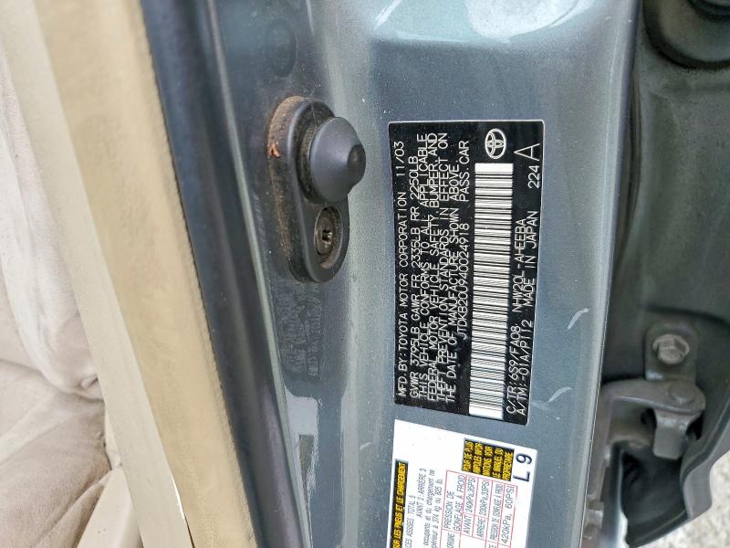 Продаж на аукціоні авто 2004 Toyota Prius, vin: JTDKB20U940024918, номер лоту: 61183806