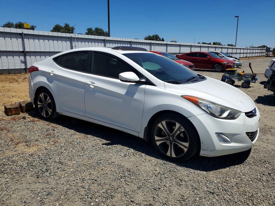 60049756 :رقم المزاد ، 5NPDH4AE7CH131980 vin ، 2012 Hyundai Elantra مزاد بيع
