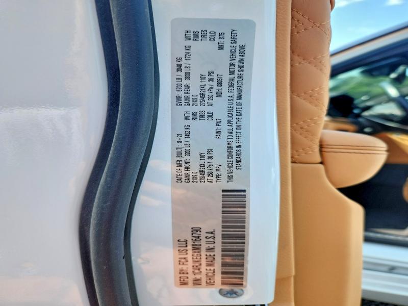 62609266 :رقم المزاد ، 1C4RJKEGXM8164790 vin ، 2021 Jeep Grand Cherokee مزاد بيع