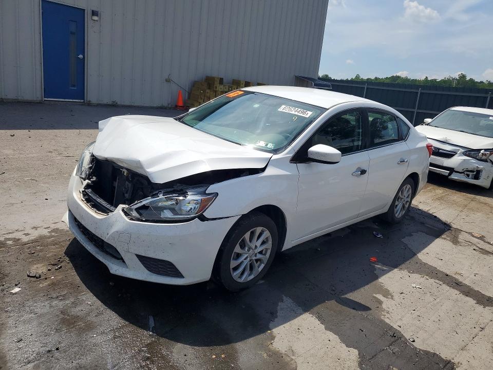 60624496 :رقم المزاد ، 3N1AB7AP6KY316744 vin ، 2019 Nissan Sentra مزاد بيع
