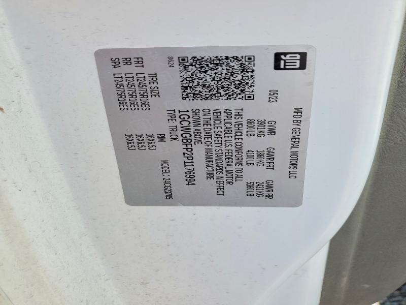 Продажа на аукционе авто 2023 Chevrolet Express G2500, vin: 1GCWGBFP2P1176994, номер лота: 60386476