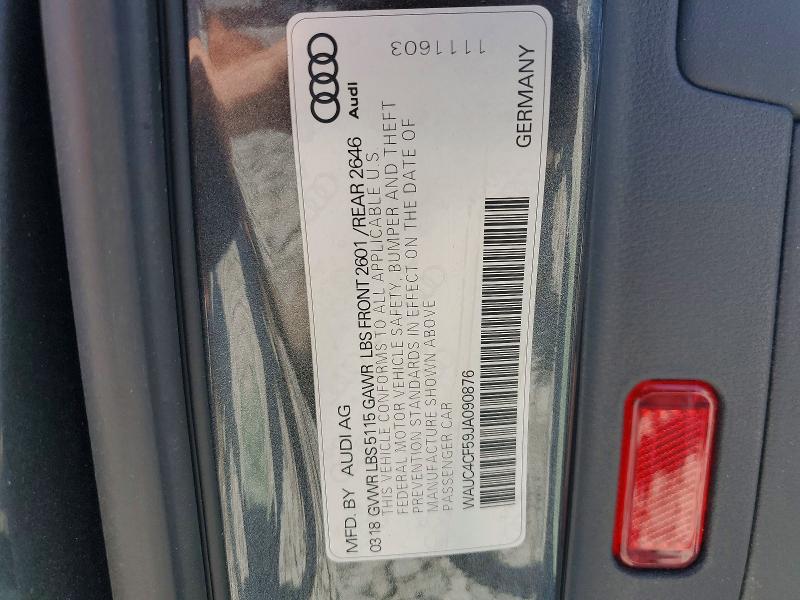 Aukcja sprzedaży 2018 Audi S5, vin: WAUC4CF59JA090876, numer aukcji: 59832836