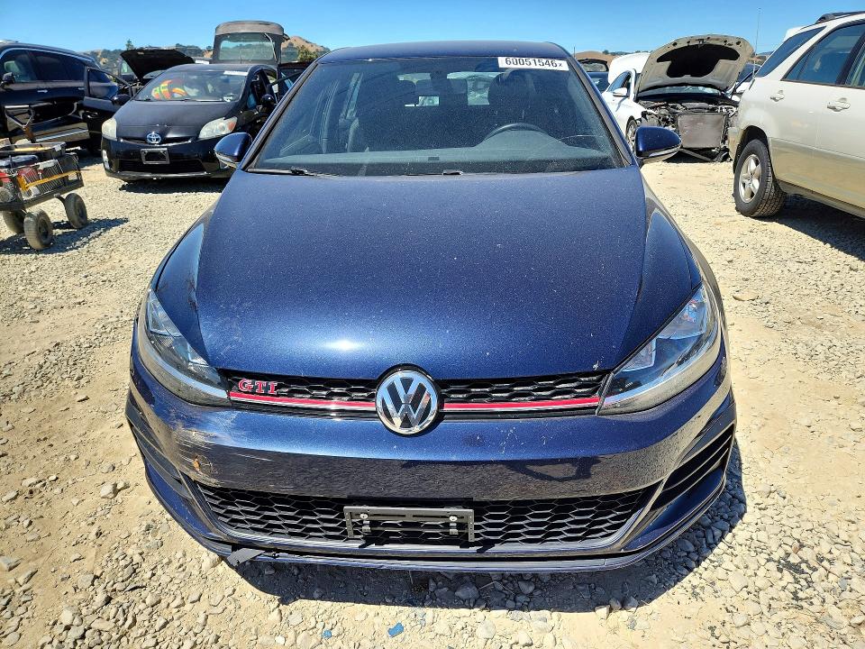60051546 :رقم المزاد ، 3VW5T7AUXKM027355 vin ، 2019 Volkswagen Gti مزاد بيع