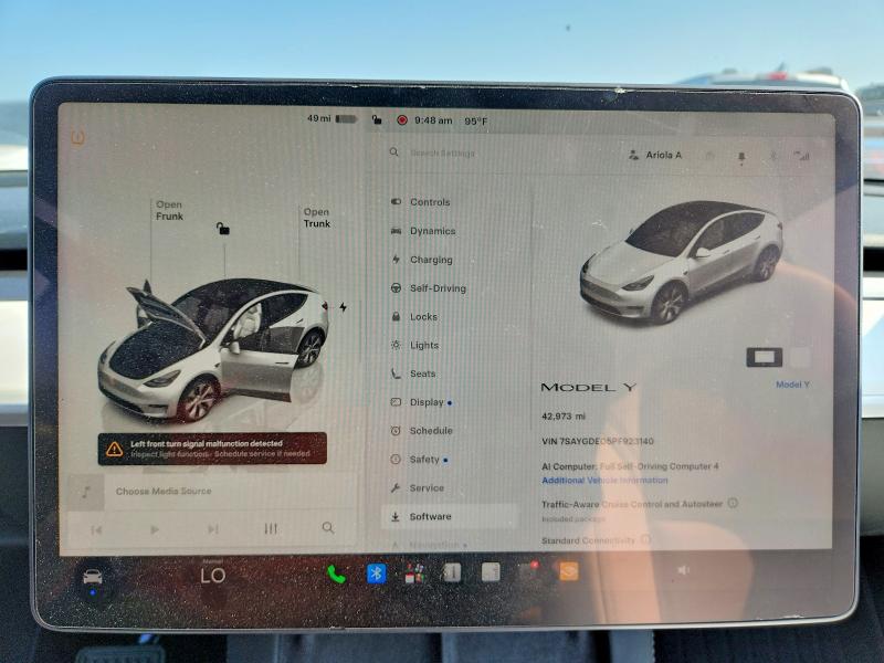 Aukcja sprzedaży 2023 Tesla Model  Y, vin: 7SAYGDED5PF923140, numer aukcji: 62861836