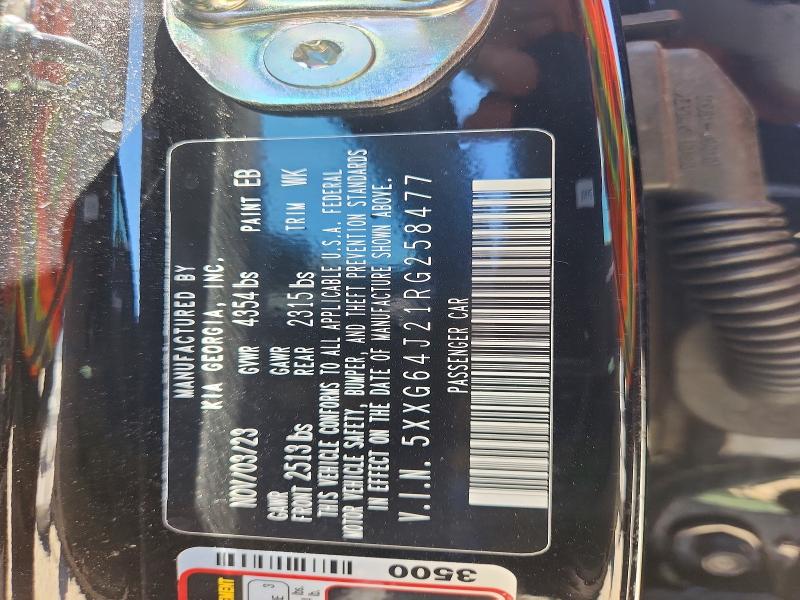 Aukcja sprzedaży 2024 Kia K5, vin: 5XXG64J21RG258477, numer aukcji: 60084166