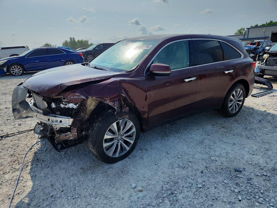 61872766 :رقم المزاد ، 5FRYD4H46EB025692 vin ، 2014 Acura Mdx مزاد بيع