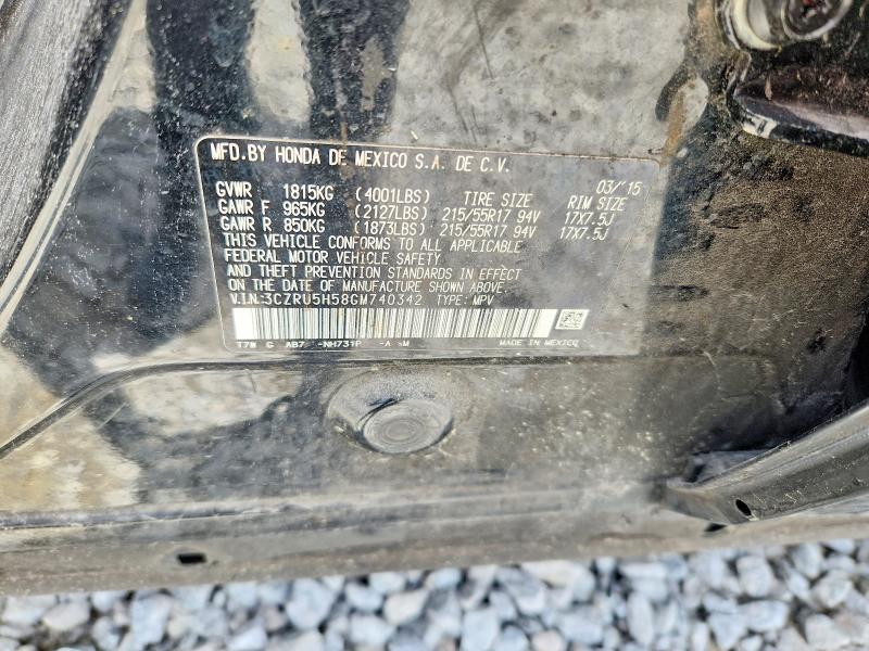 61788336 :رقم المزاد ، 3CZRU5H58GM740342 vin ، 2016 Honda Hr-v مزاد بيع