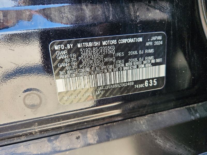 Aukcja sprzedaży 2024 Mitsubishi Outlander, vin: JA4J3VA88RZ062469, numer aukcji: 61676646