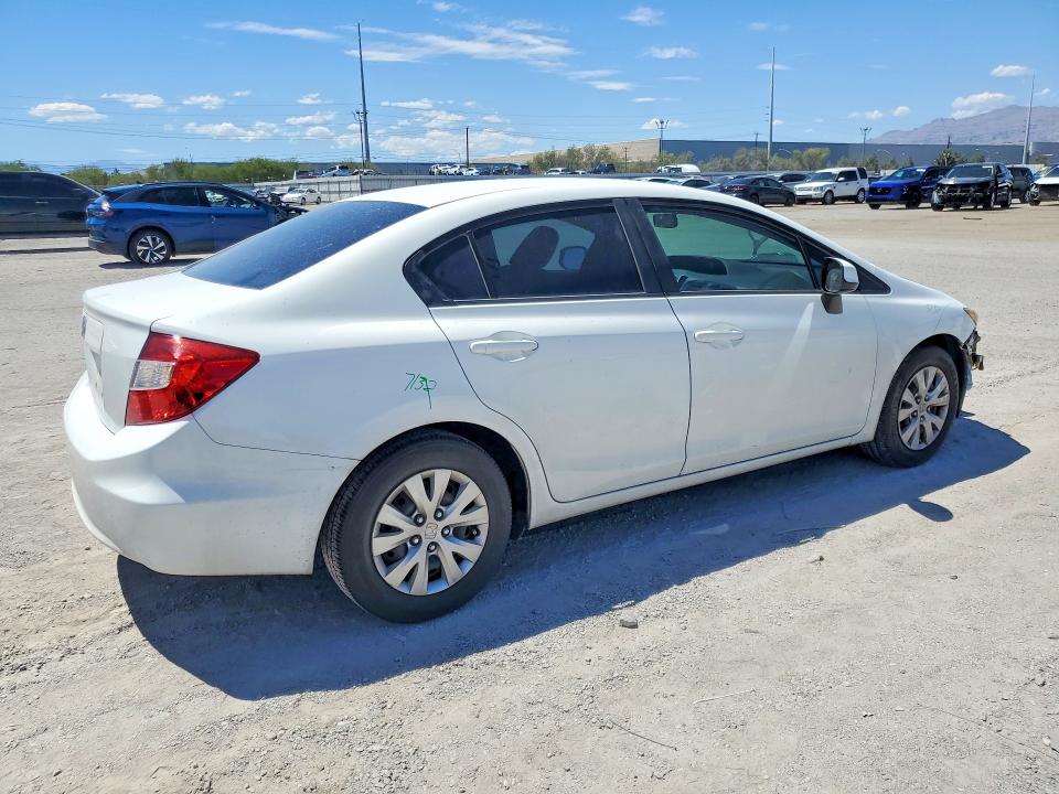 62801646 :رقم المزاد ، 2HGFB2F58CH521682 vin ، 2012 Honda Civic مزاد بيع