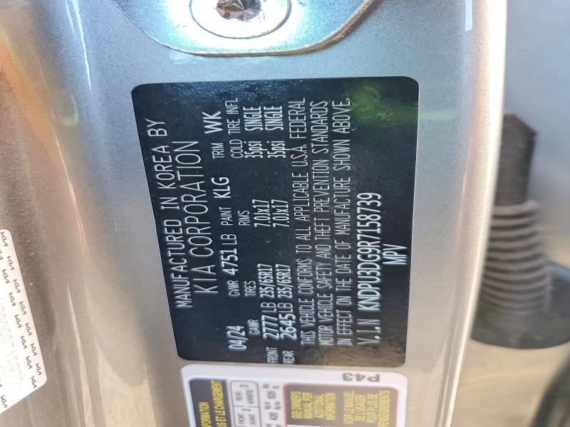 Продаж на аукціоні авто 2024 Kia Sportage Hybrid, vin: KNDPU3DG9R7158739, номер лоту: 61377786
