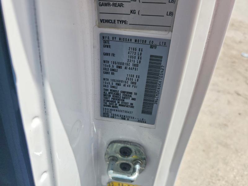 Продаж на аукціоні авто 2019 Nissan Nv200, vin: 3N6CM0KN5KK705427, номер лоту: 61178746