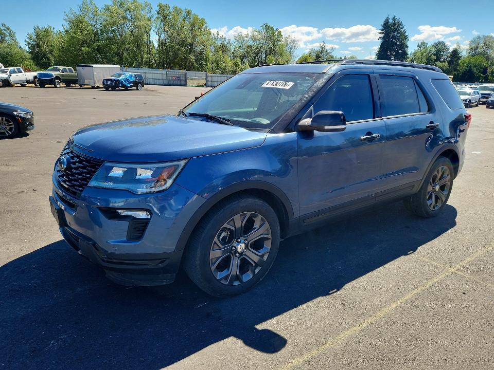 2018 Ford Explorer მანქანა იყიდება აუქციონზე, vin: 1FM5K8GT3JGA81479, აუქციონის ნომერი: 61030106